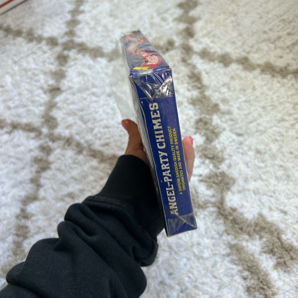 New in box Vintage Swedish Angel Party Chimes Christmas Decor Kitschy Gold MCM - Picture 8 of 11